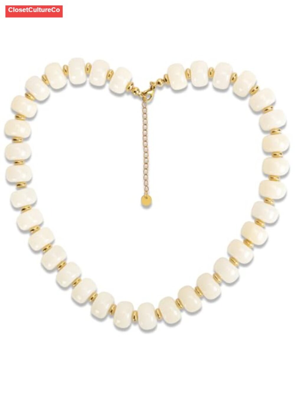 Resin Chunky Beaded Necklace Adjustable Statement Jewelry Gift for Women